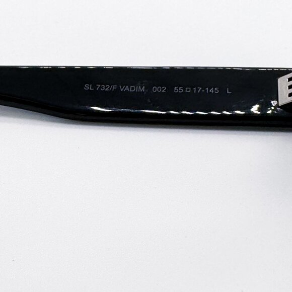 NEW SAINT LAURENT SUNGLASSES SL732/F VADIM 002 BLACK UNISEX EYEWEAR SL 732/F 002 - Picture 8 of 10